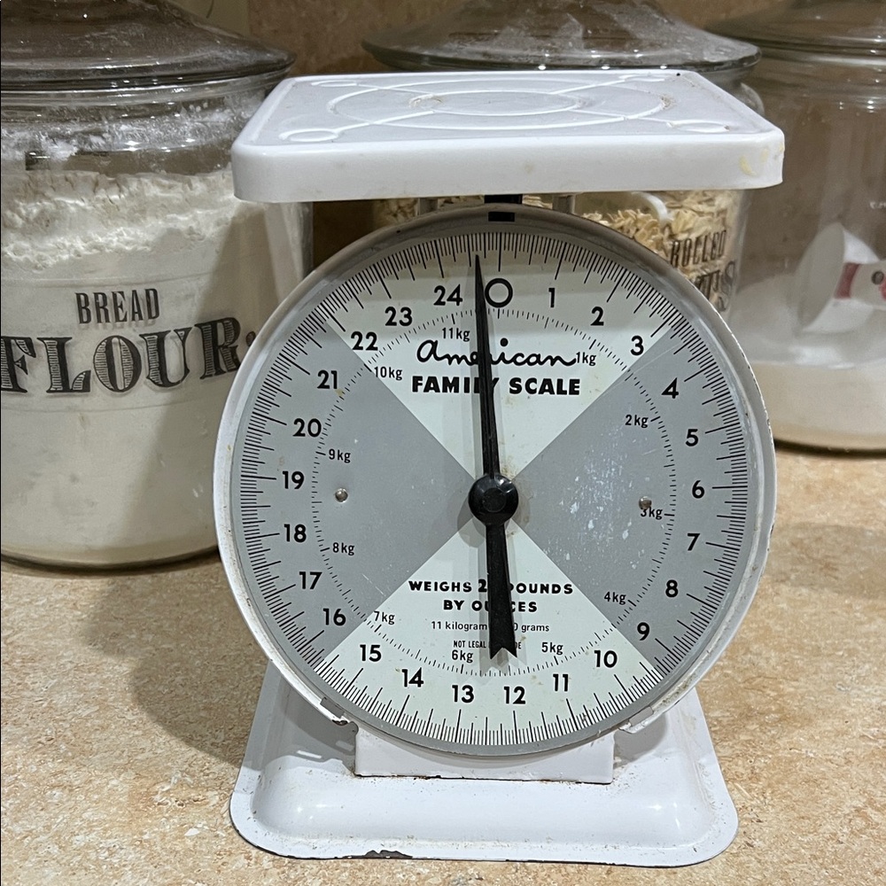 Family Kitchen Scale - White
